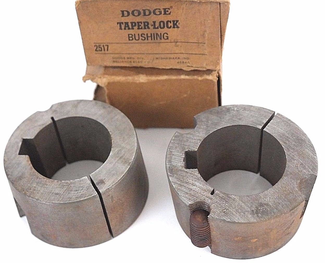 Used NIB DODGE 2517 TAPER-LOCK BUSHING 1-1/16 - LOT OF 2
