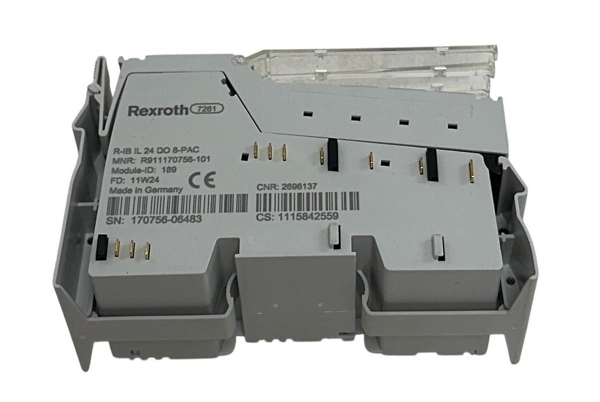 REXROTH R-IB IL 24 DO 8-PAC / R911170756 -101 DIGITAL OUTPUT TERMINAL 24VDC NSMP