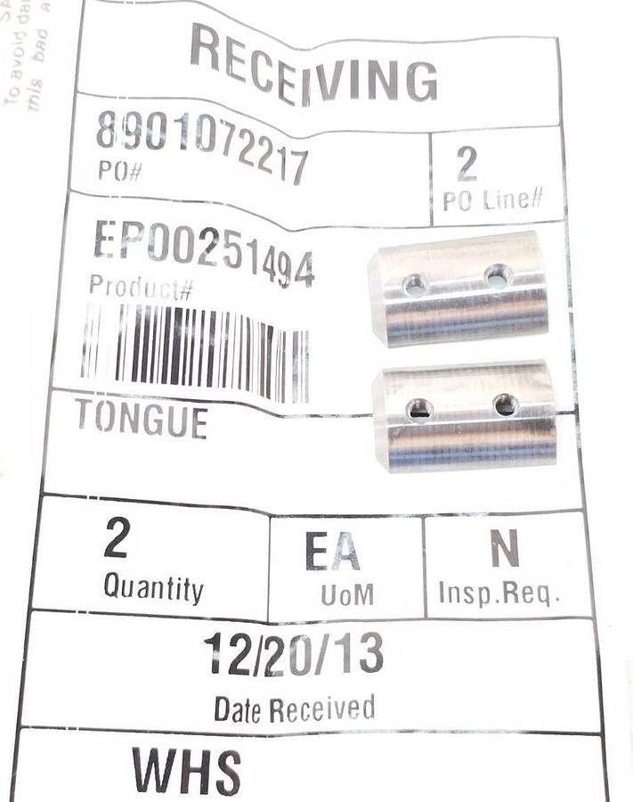 LOT OF 2 NEW GENERIC EP00251494 TONGUES S=5 L=30