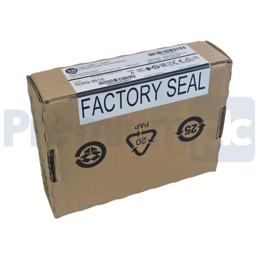 Used Sealed Pre-Owned Allen Bradley 5069-IB16 /A Compact 5000 16-Pt DC Input Module