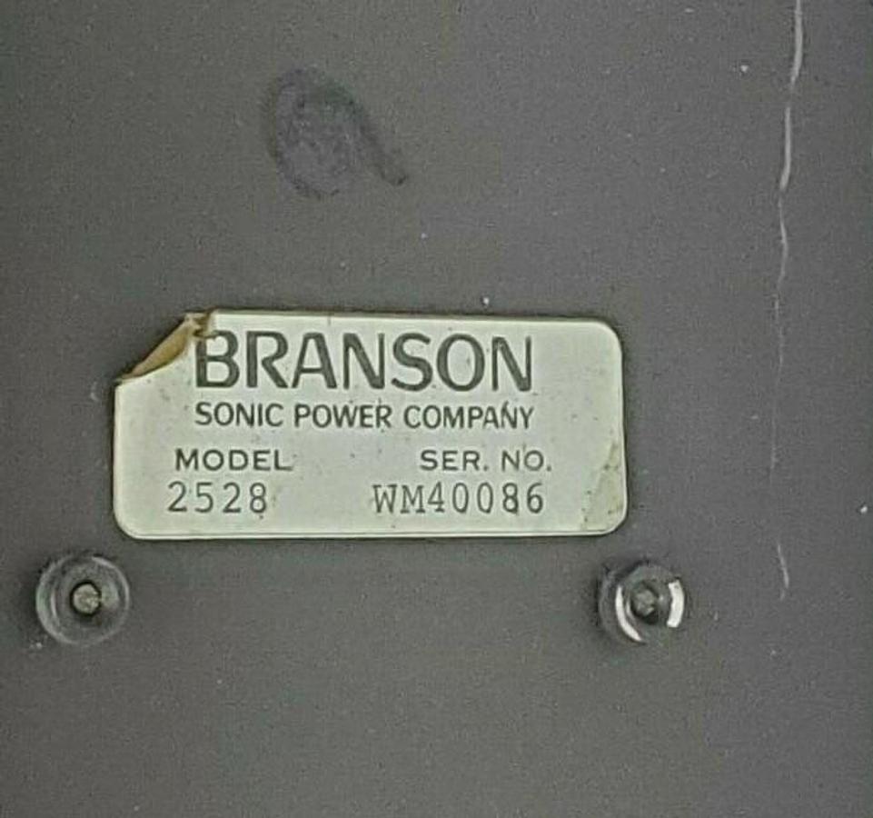 Used BRANSON 400 L-S ULTRASONIC PLASTIC WELDER 400-LS 400L-S 400LS, MODEL 2528