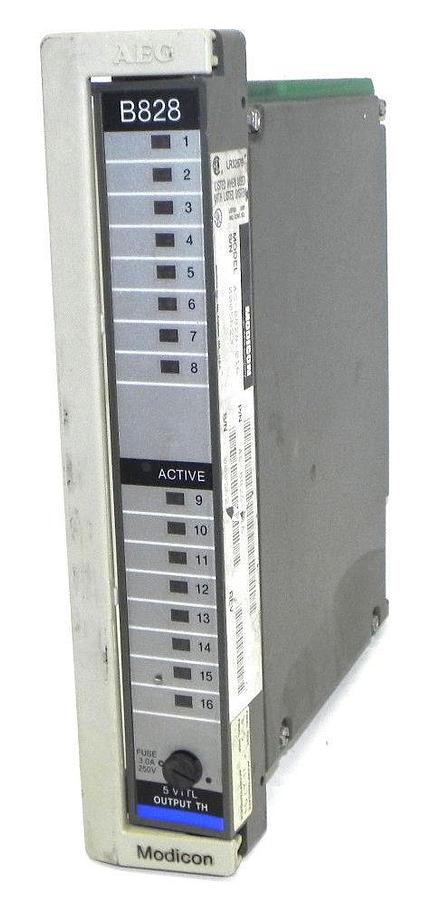 Used AEG MODICON AS-B828-016 5 VTTL OUTPUT TH MODULE ASB828016