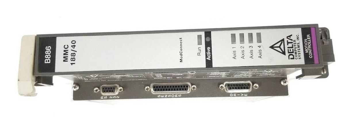 Used DELTA COMPUTER SYSTEMS MMC188/40 MOTION CONTROLLER B886 (FOR PARTS)