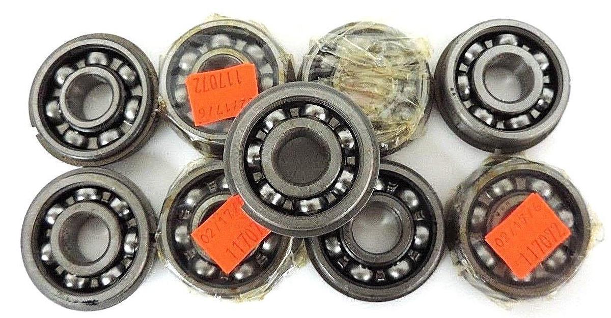 Used LOT OF 9 NEW NDH 302-SG BEARING WITH SNAP RINGS 302SG, 3302