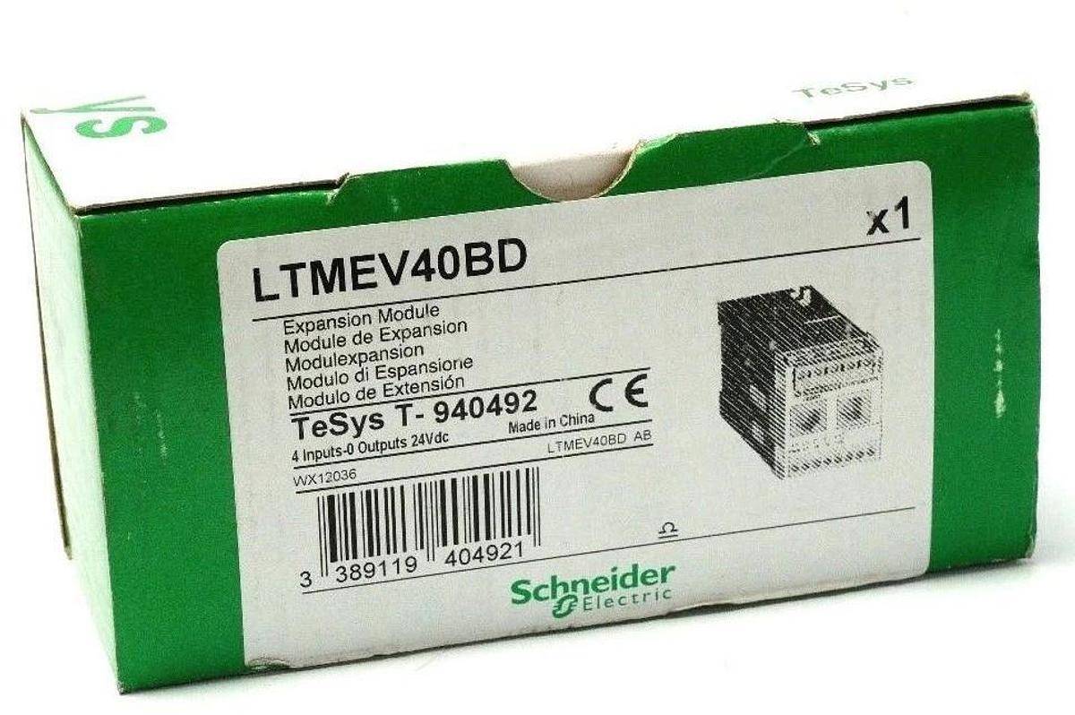Used NIB SCHNEIDER LTMEV40BD EXPANSION MODULE TESYS T- 940492 24VDC LTM-EV40BD