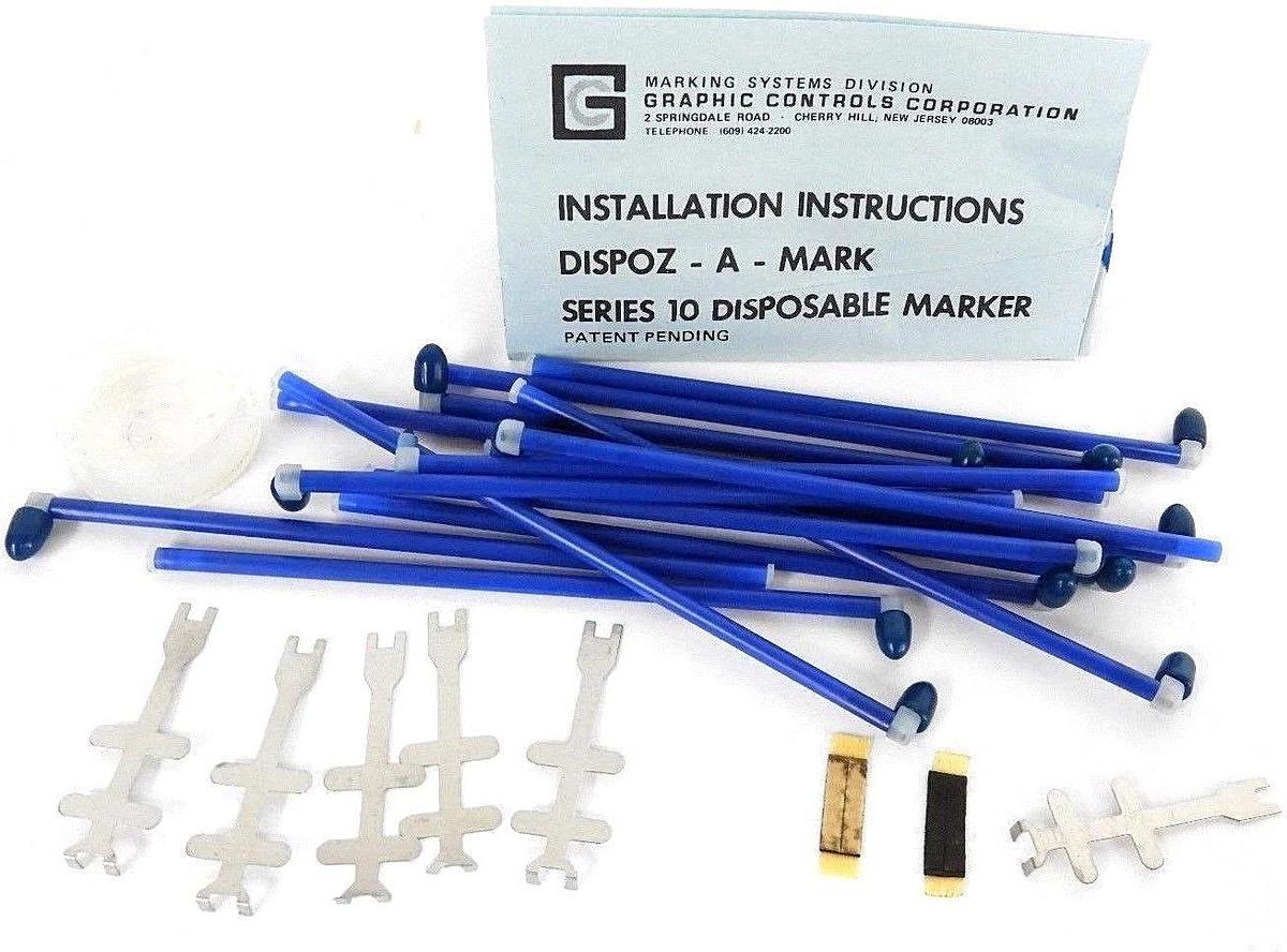 NEW GRAPHIC CONTROLS 10-213 BLUE CHART RECORDER INK KIT 10213