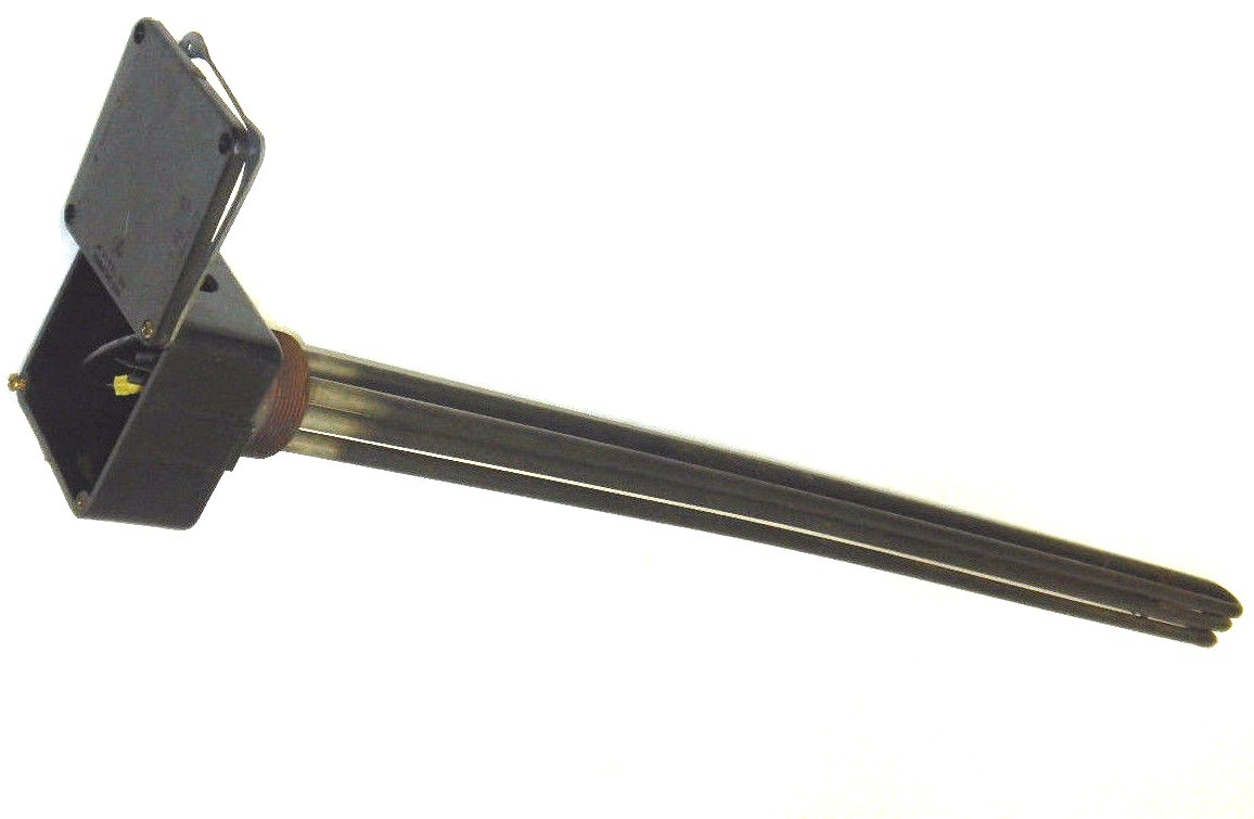 Used NEW VULCAN R90 IMMERSION HEATER ELEMENT, 3 PHASE, 6 Kw, 480 V, WITH SCEPTER BOX