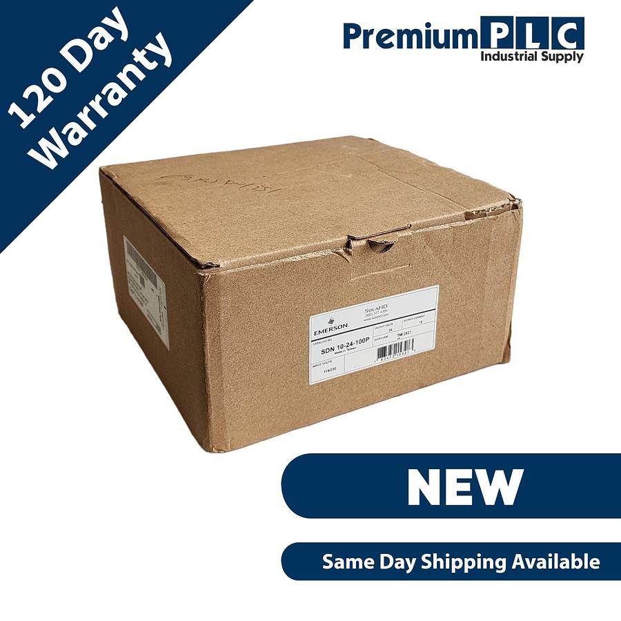 Used EMERSON SolaHD SDN10-24-100P SDN-P POWER SUPPLY 10A 24VDC 240W SDN1024100P NSMP