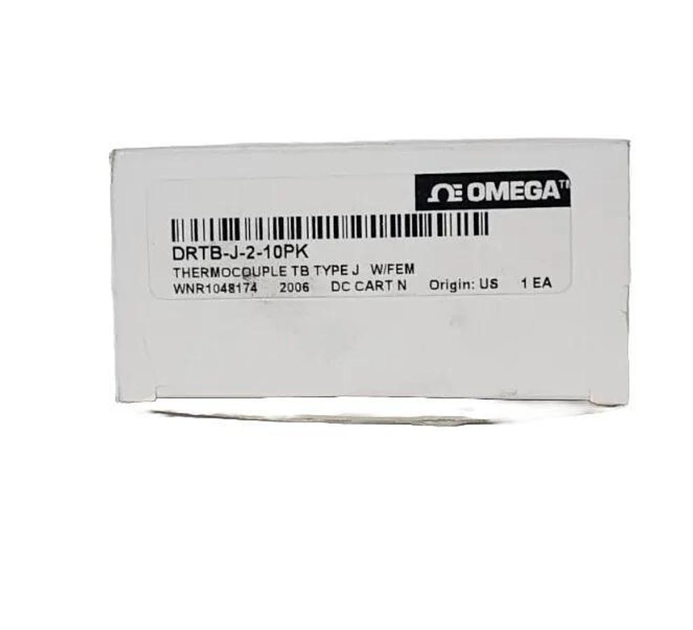LOT OF 3 NIB OMEGA DRTB-J-2-10PK THERMOCOUPLES TB TYPE J W/FEM