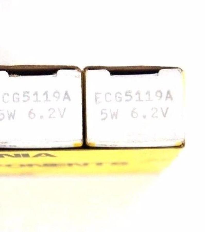 LOT OF 5 NEW SYLVANIA PHILIPS ECG5119A ECG DIODE 5W, 6.2V