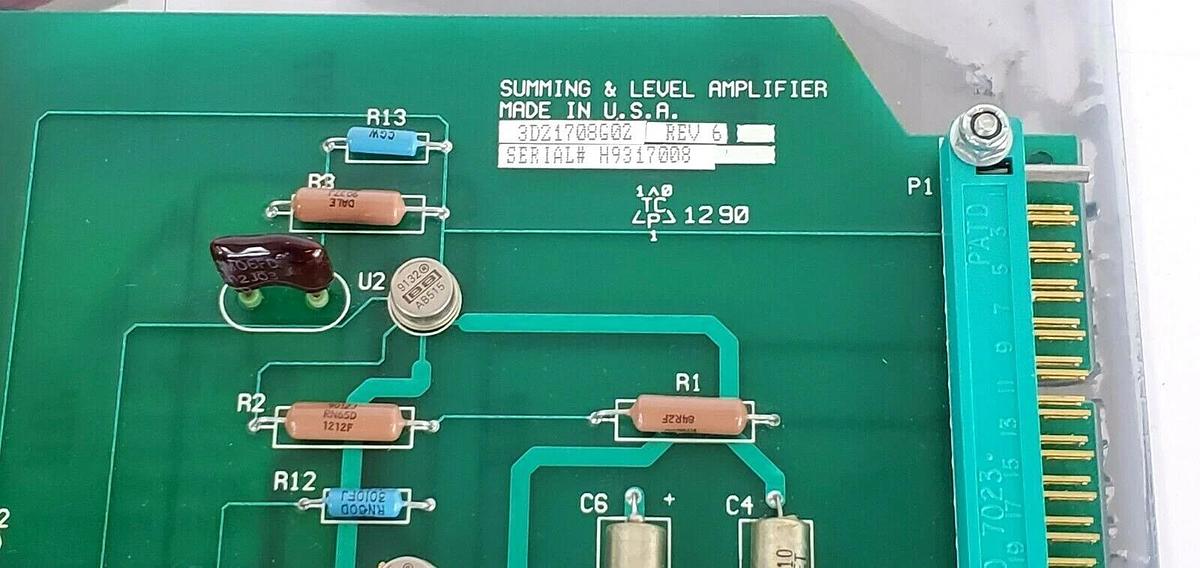 NEW WESTINGHOUSE 3D21708G02 REV. 6 SUMMING & LEVEL AMPLIFIER BOARD