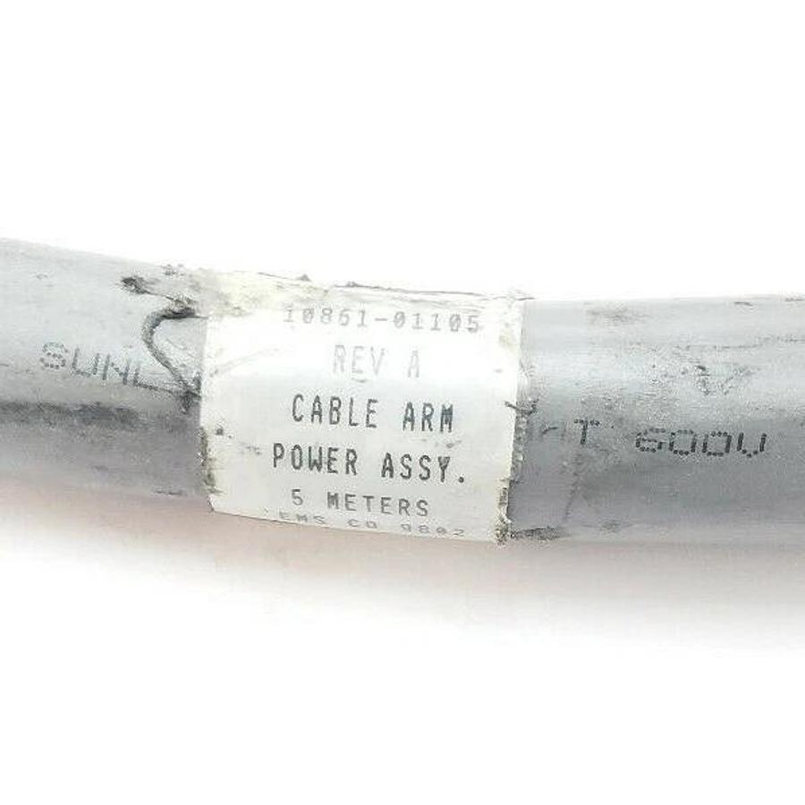 Used ADEPT TECH 10861-01105 SERVO CABLE ARM POWER ASSEMBLY, 5M, REV. A, 1086101105