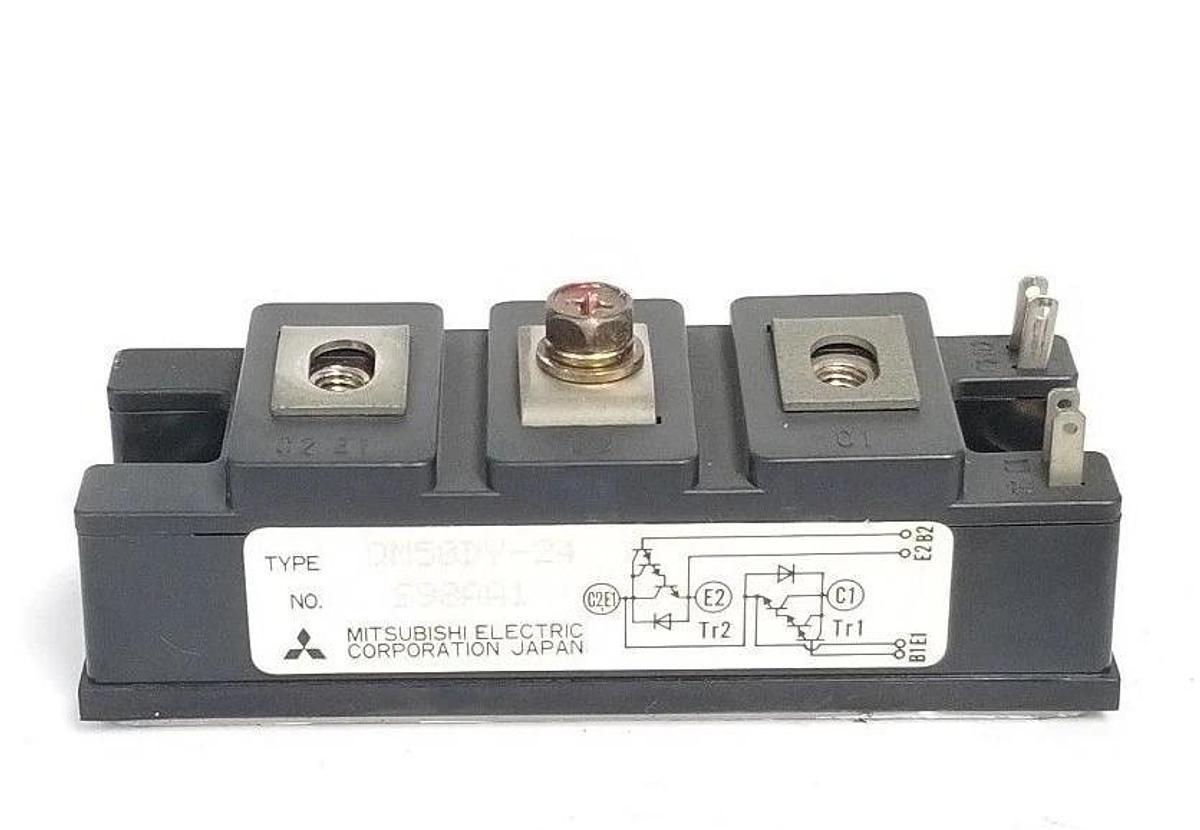 Used MITSUBISHI QM50DY-24 TRANSISTOR MODULE 50A 1200V, QM50DY24