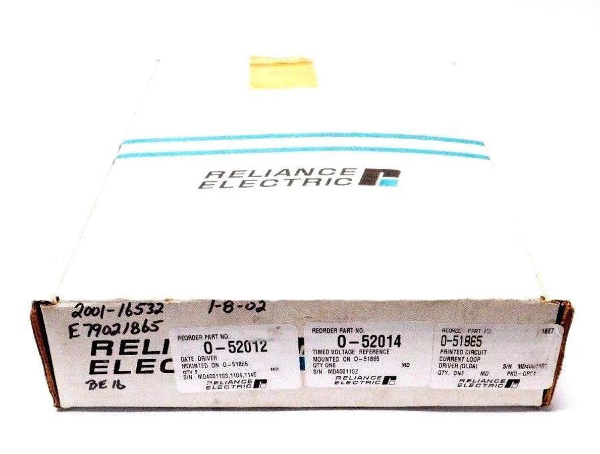 Used NIB RELIANCE ELECTRIC 0-51865 / O-51865 W/(3) 0-52012 (1) 0-52014 051865 O51865