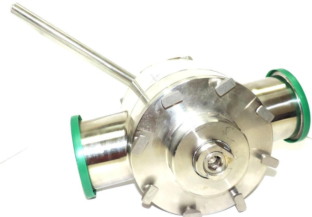 NEW ALPHA LAVAL AH10-GC-E-T316-HNDL, 4" 316 STAINLESS STEEL REGULATING VALVE