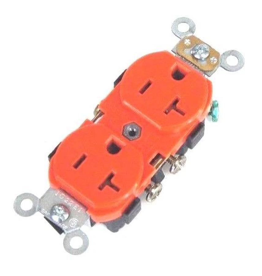 BOX OF 10 NEW LEVITON CR20-C DUPLEX RECEPTACLES STRAIGHT BLADE CR20C