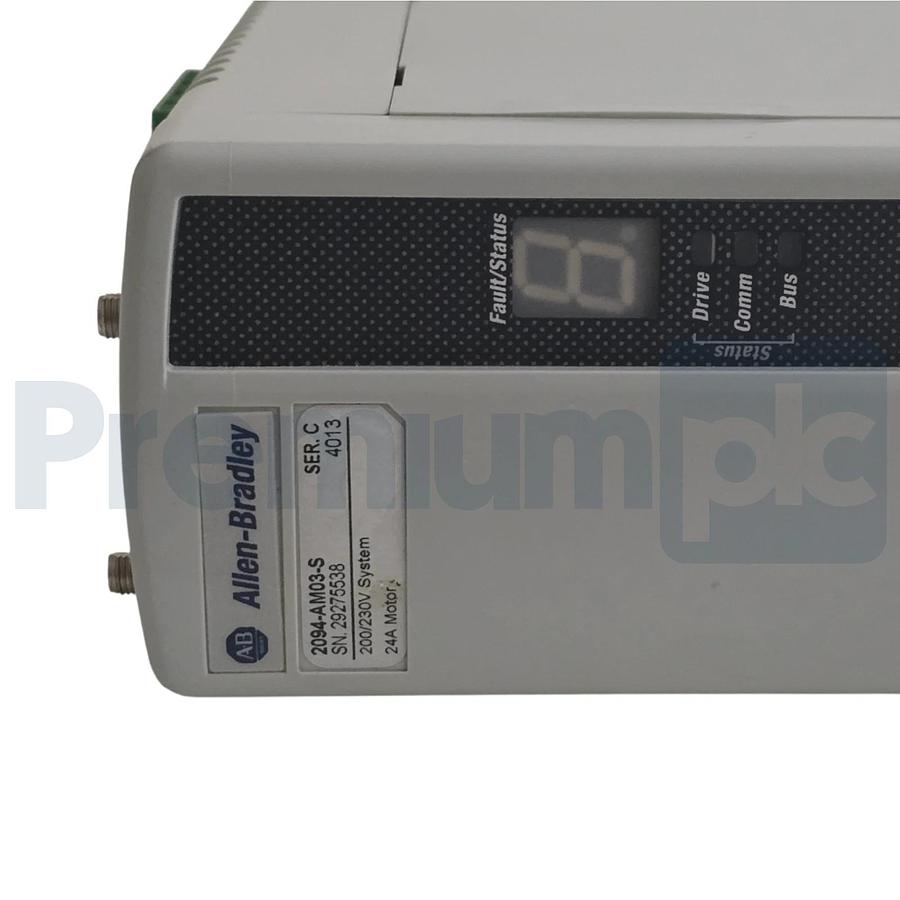 Used Allen Bradley 2094-AM03-S /C Kinetix 6000 Axis Module 24A 230V 5.5kW 2094AM03S