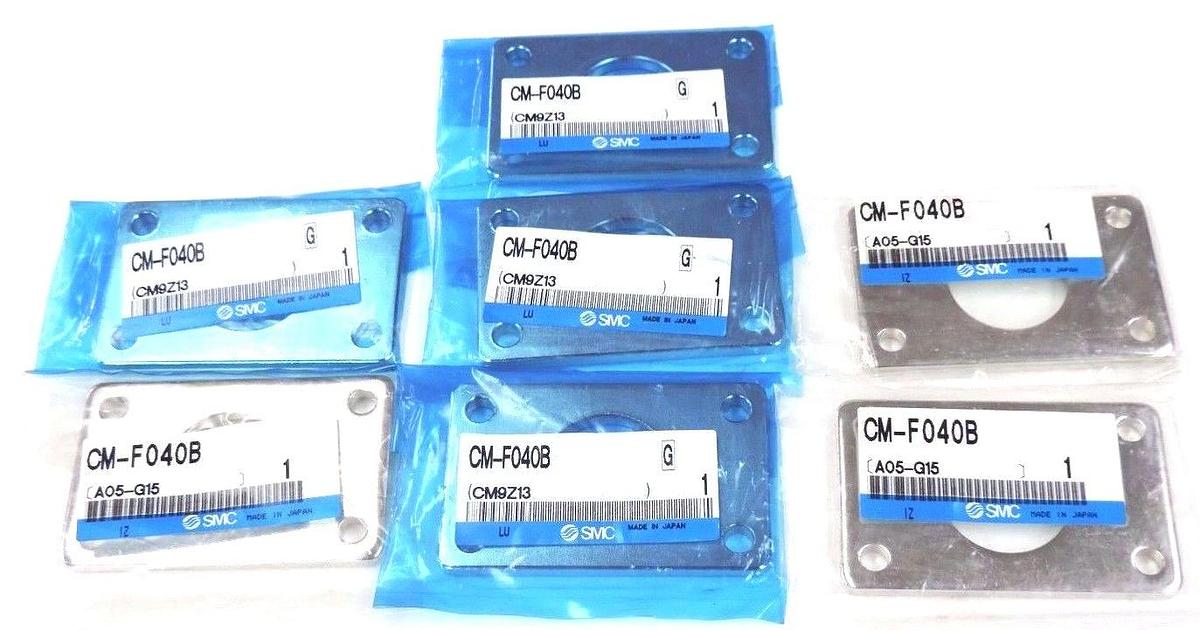 Used LOT OF 7 NEW SMC CM-F040B FLANGE BRACKETS CMF040B