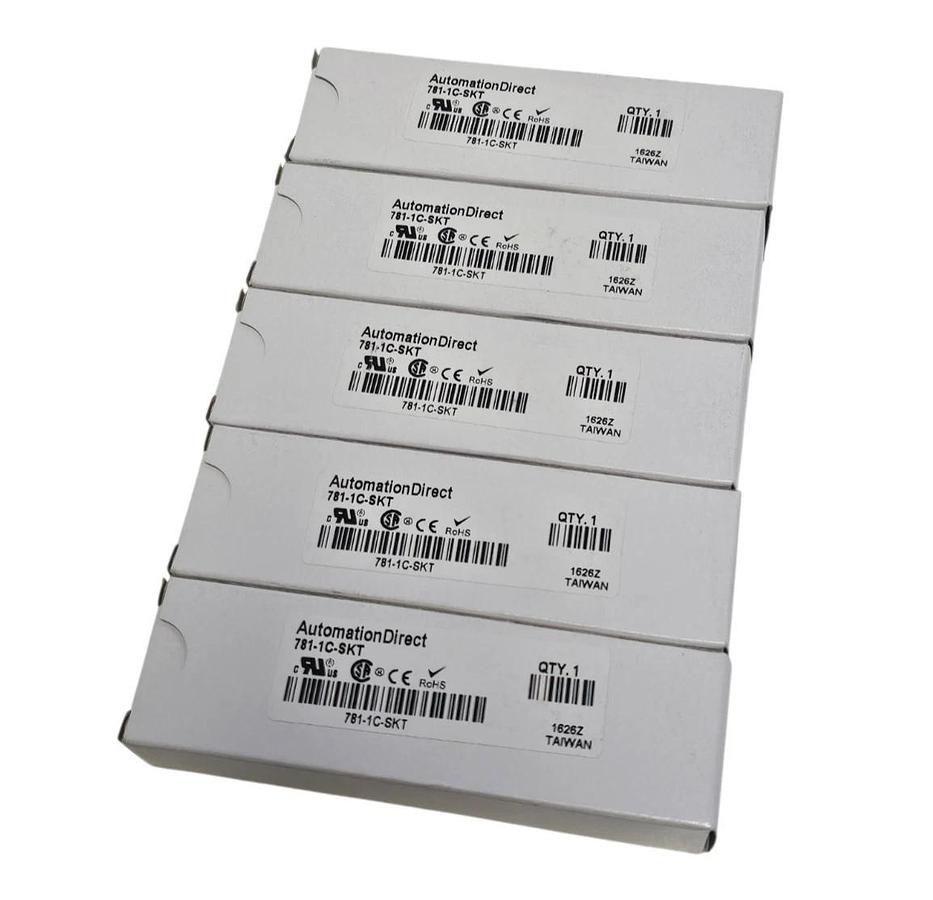 Used LOT OF 5 NIB AutomationDirect 781-1C-SKT RELAY SOCKETS 7811CSKT