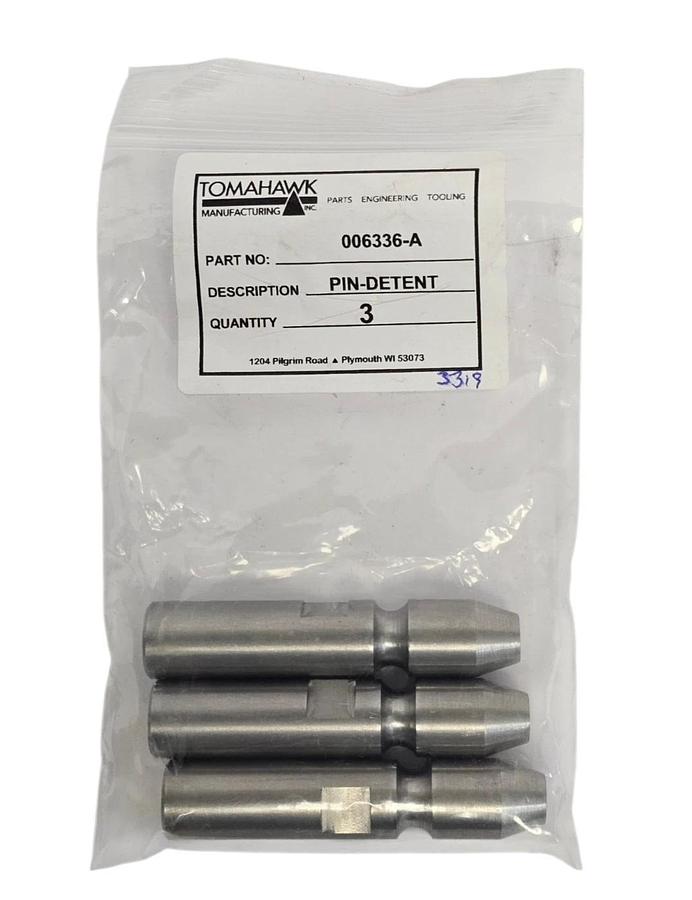 LOT OF 3 NEW TOMAHAWK 006336-A PIN DETENT
