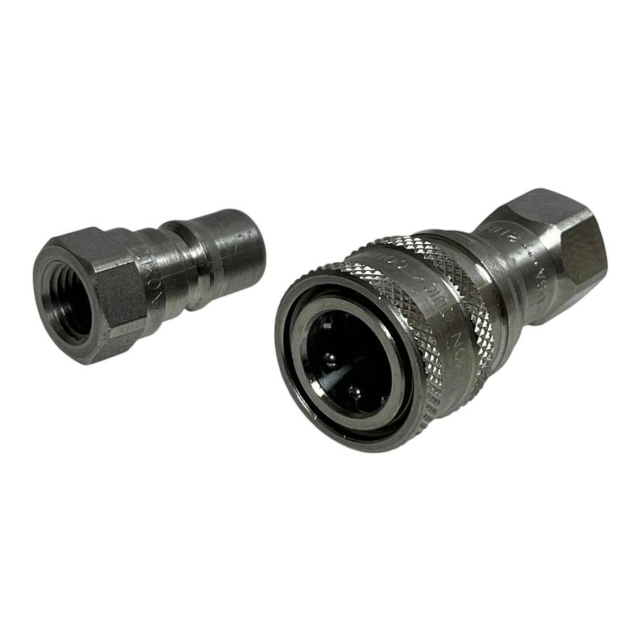 Used Dixon Quick Coupling 2HF2-S H2F2-S Hydraulic Stainless Steel Coupler New