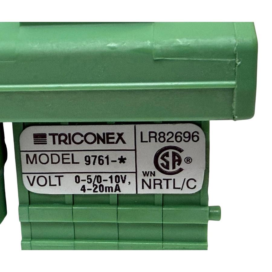 Used Triconex 9761-210 Phoenix Contact 3000510-510 Rev A Analog Input Panel NEW