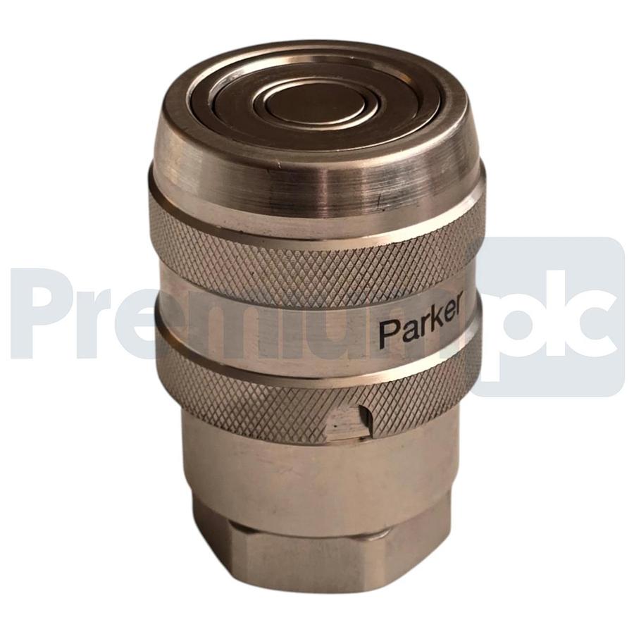 Parker SH71-3C6-6FVSL Snap-tite 71 High-Pressure S/S Female Quick Coupler 3/8-18