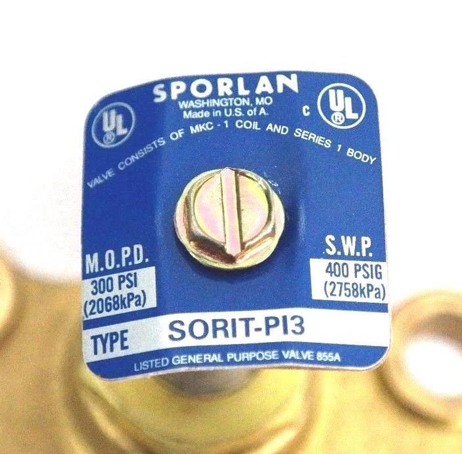 NEW SPORLAN SORIT-PI3 EVAPORATOR PRESSURE REGULATOR SORITPI3