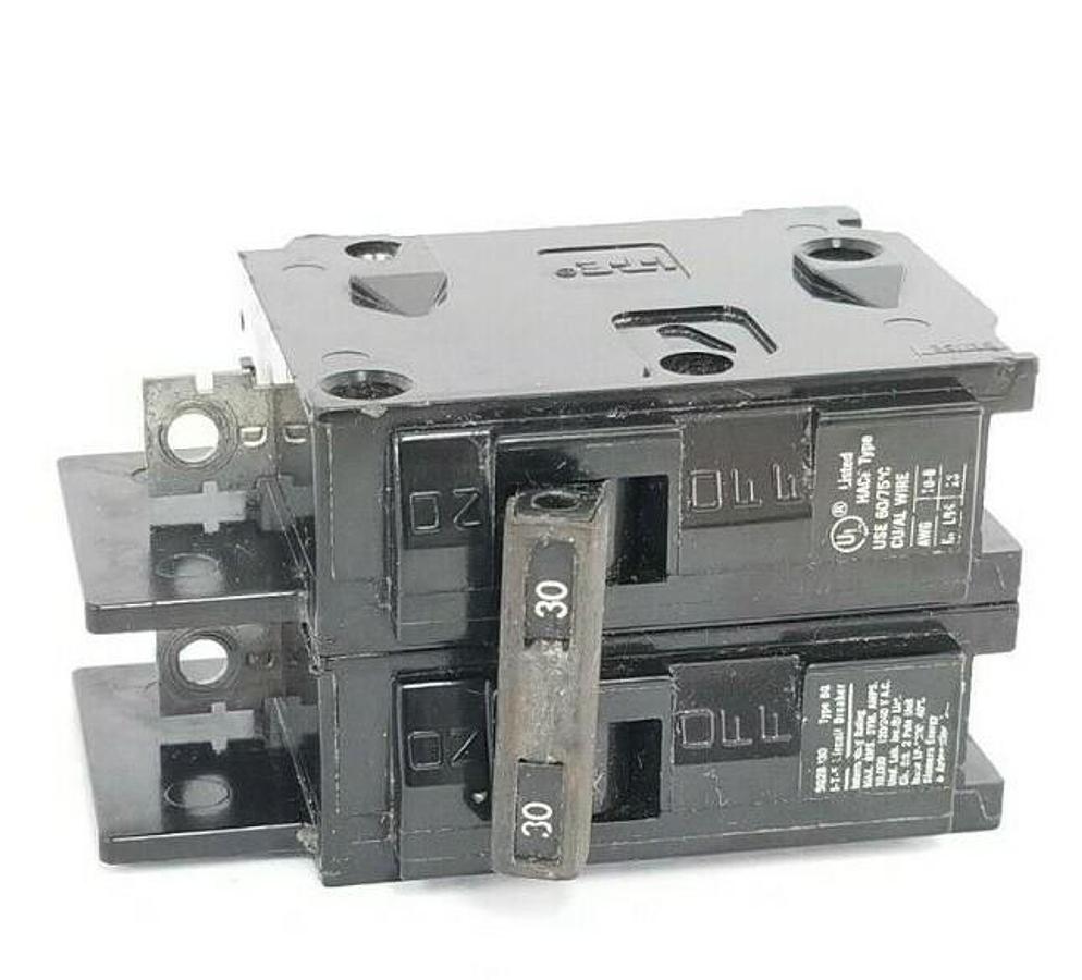 Used ITE / SIEMENS BQ2B030 CIRCUIT BREAKER 2P 30A 12-/240VAC HACR