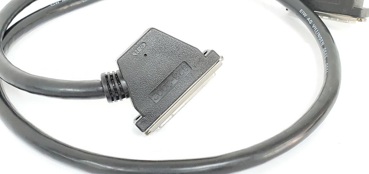 Used LOT OF 2 HONEYWELL 628-2002 PARALLEL I/O DOUBLE END PORT CABLES 6282002