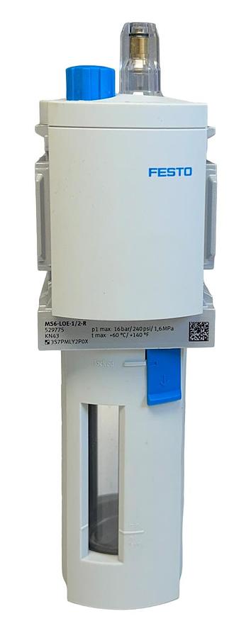 Used NEW FESTO MS6-LOE-1/2-R / 529775 PNEUMATIC LINE LUBRICATOR 1-16BAR 1.6MPa NSNP