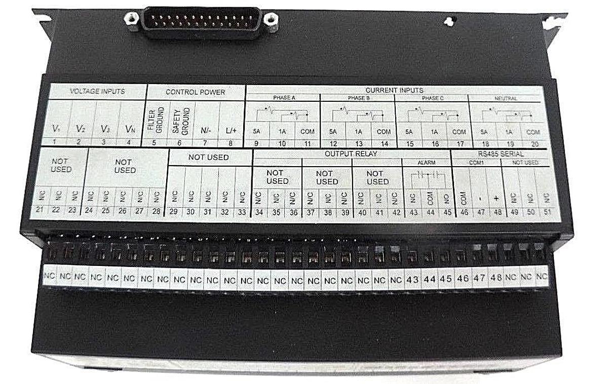 Used NIB GE MULTILIN PQM POWER QUALITY METER VERSION: 301.000 W/ PC SOFTWARE