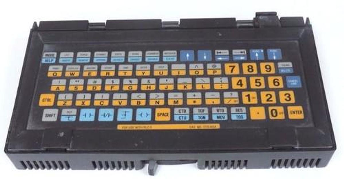Used ALLEN BRADLEY 1770-FE PLC-3 KEYBOARD P/N 966270-02 F/W REV. E SER A 1770FE