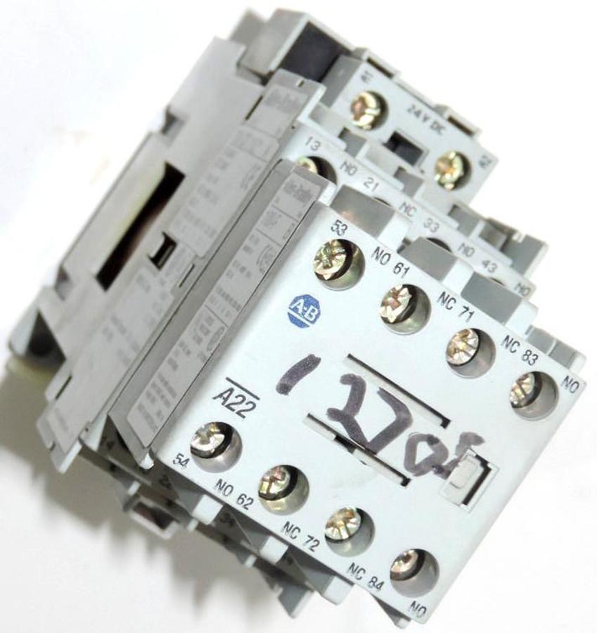 Used ALLEN BRADLEY 700-CF310Z* SER. A RELAY COIL, WITH AB 100-F SER. B & 100-FSD250 A