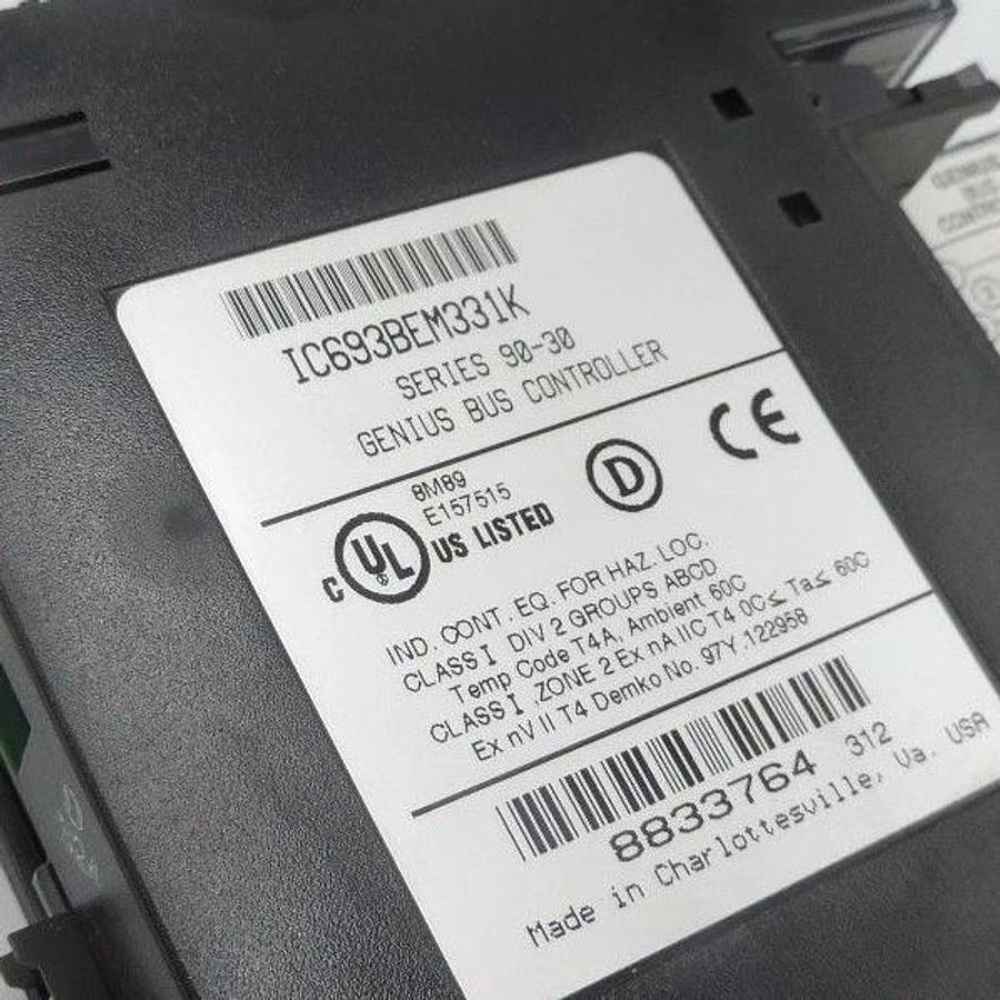Used GE FANUC IC693BEM331K SERIES 90-30 GENIUS BUS MODULE