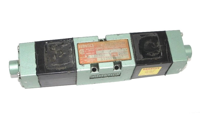 Used NUMATICS 152SS500K SOLENOID VALVE WITH 228-690 B COIL, 100-120 V, 50/60 HZ