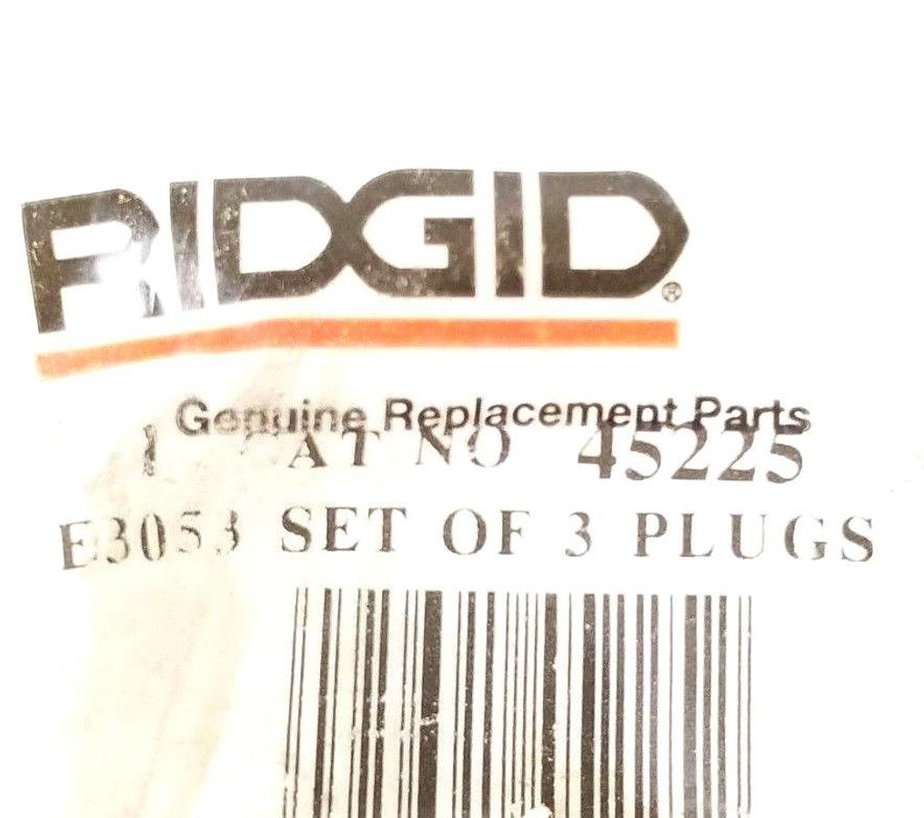 Used NEW RIDGID 45225 SET OF 2 PLUGS E3053