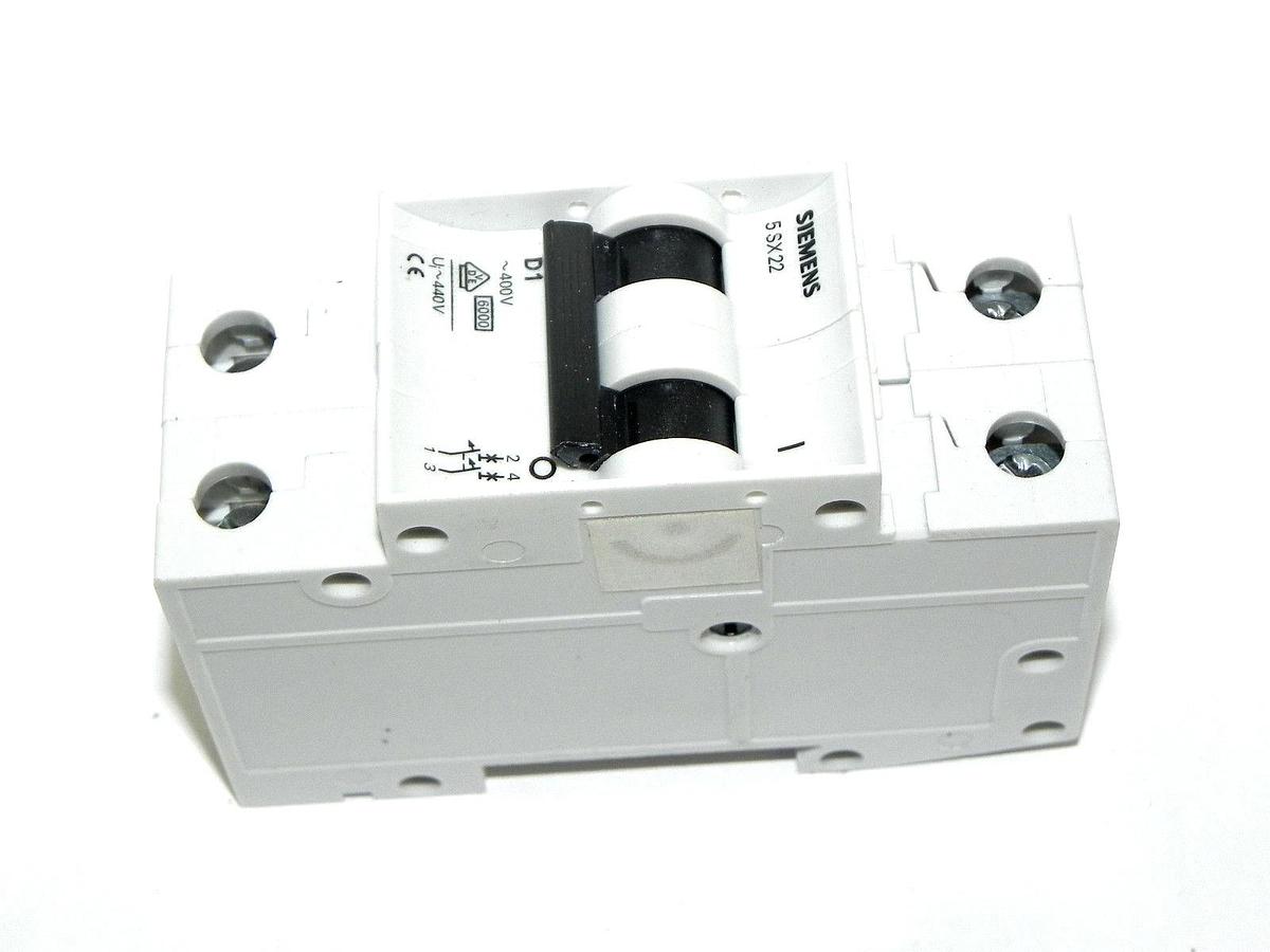 Used SIEMENS S5X22D1 CONTACTOR 400V, 5SX22, 5SX2, MAX 480V AC