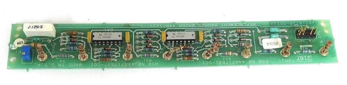 Used GENERAL ELECTRIC 44A717537-G01 PC BOARD FAB NO. 44A717691-001, 44B718738-002/3