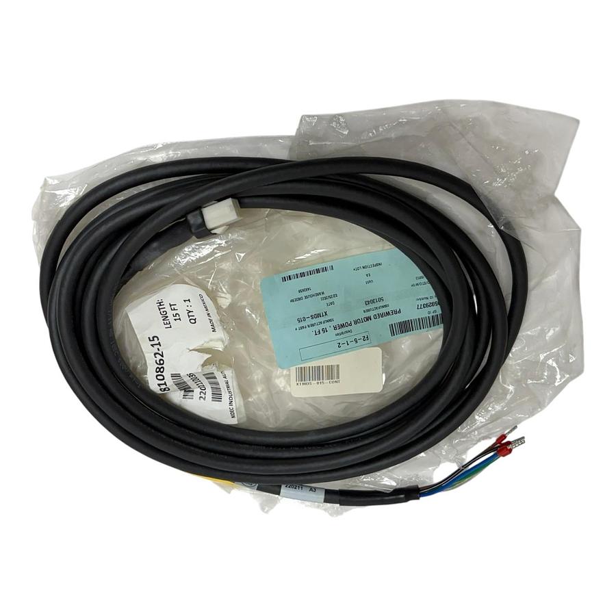 Nidec XTMDS-015 Prewired Motor Power Cable 15 FT New Surplus