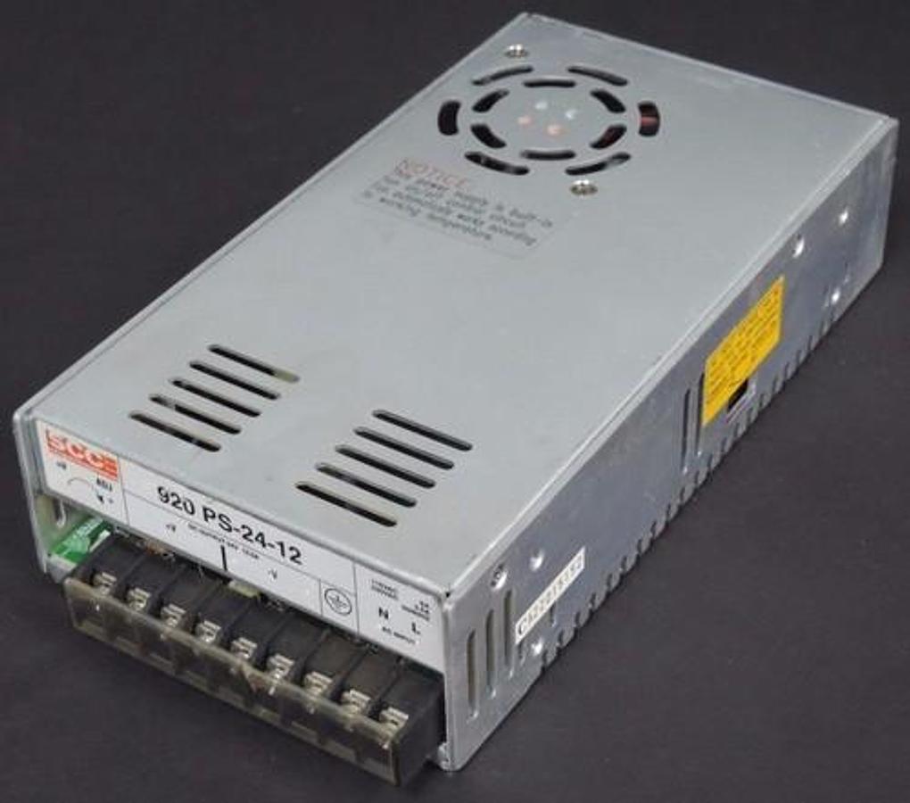 Used STATIC CONTROLS CORPORATION 920-PS-24-12 POWER SUPPLY 115-230VAC 920PS2412