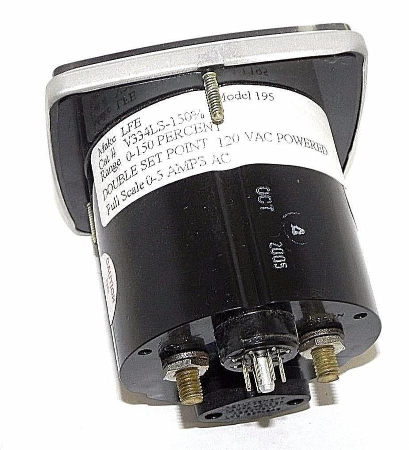 Used NIB LFE MODEL 195 ANALOG METER TRIPLETT V334LS-150% RANGE: 0-150 % V334LS150