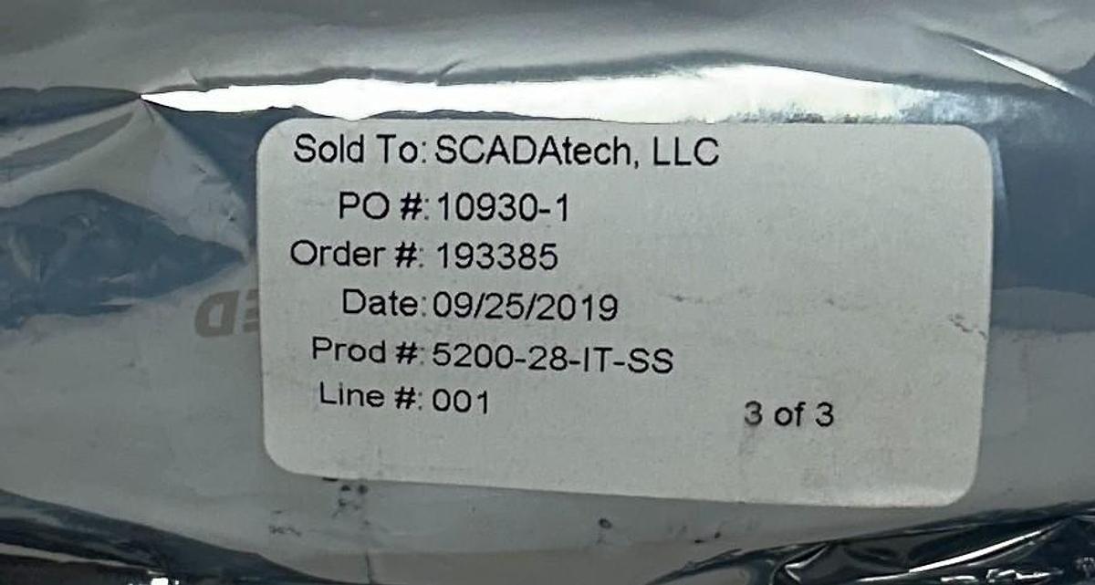 Used MSA SIERRA MONITOR SMC 5200-28-IT-SS | 520028ITSS SENTRY SENSOR IR COMBUST NSNP
