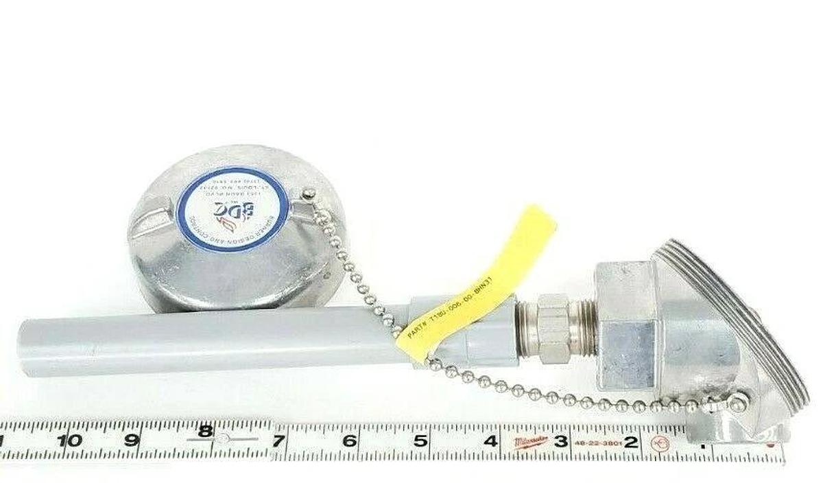 Used BDC BURNER DESIGN AND CONTROL T18U-006-00-8HN31 TEMPERATURE SENSOR ASSEMBLY