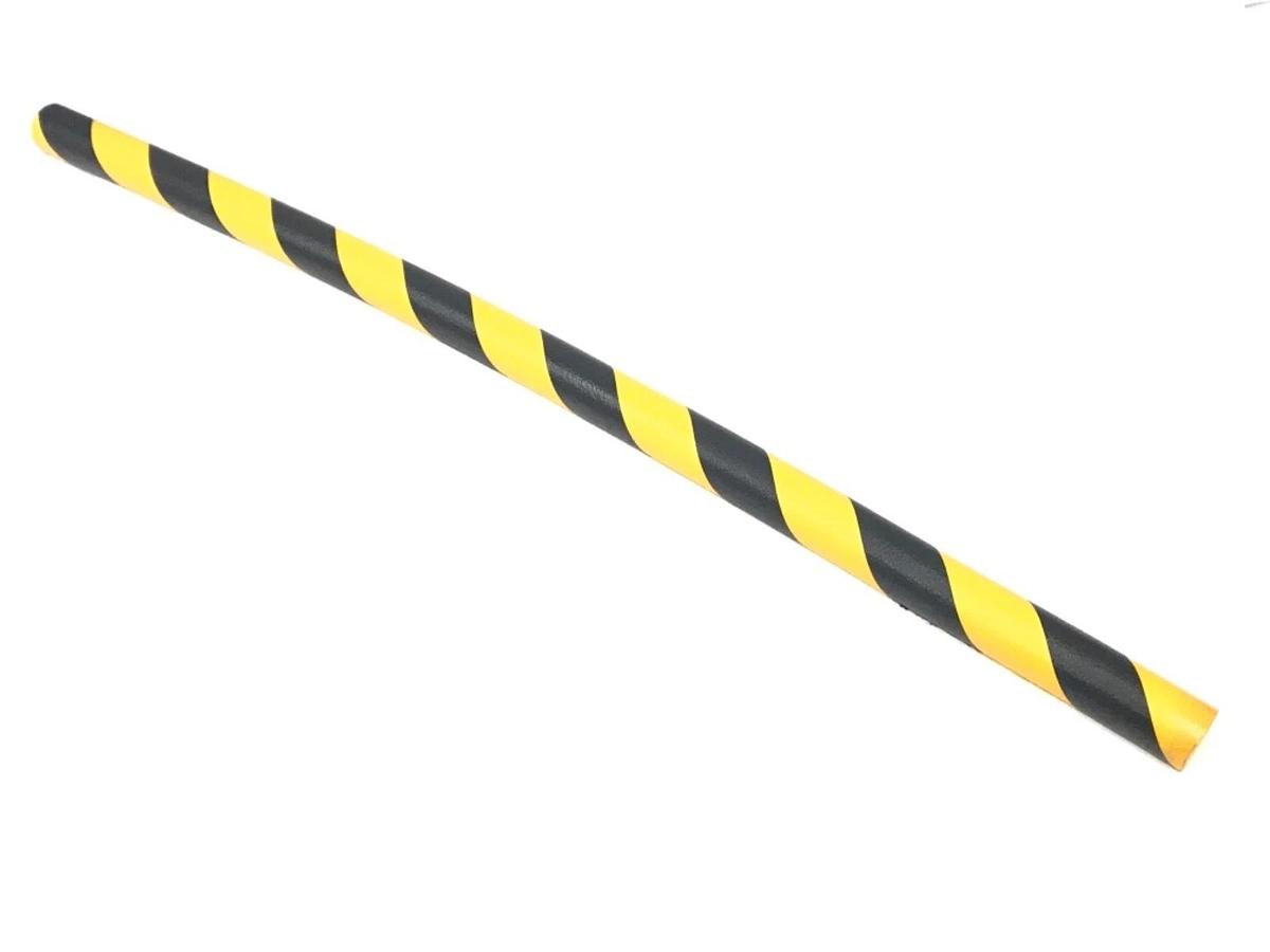 NEW 39-1/2" SURFACE GUARD 31CA21 BLACK/YELLOW PU FOAM 1-1/4" H, 1-1/4" W