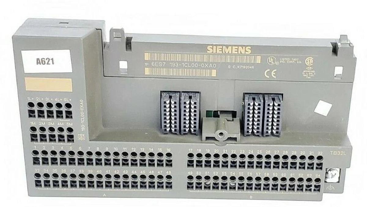 Used SIEMENS 6ES71931CL000XA0 TERMINAL BLOCK 6ES7 193-1CL00-0XA0, 193-1CL00-0XA0