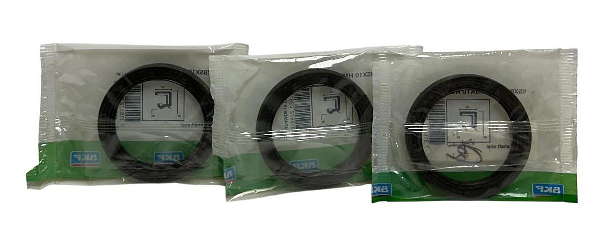 Used 3 SKF HMSA10-RG / HMSA10RG RADIAL SHAFT SEALS 65X85X10 OEM NSFS