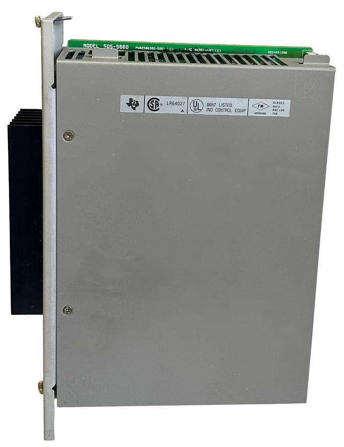 Used TEXAS INSTRUMENTS MODEL 505-6660 / 5056660 System 505 POWER SUPPLY 110/220VAC