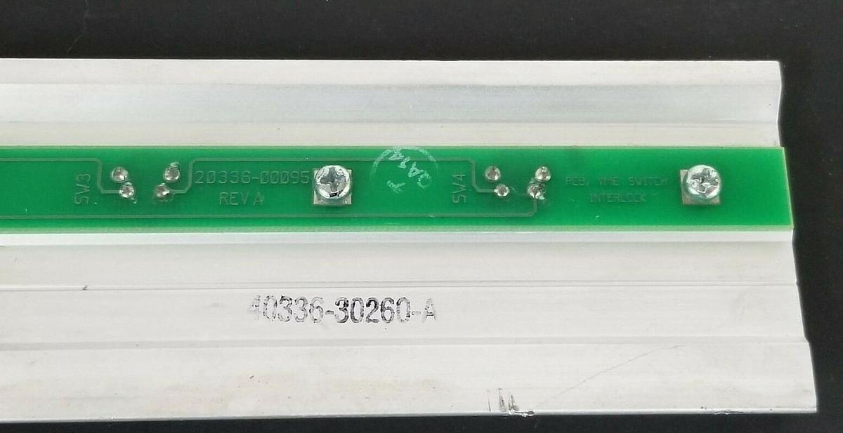 Used EUROTHERM DRIVES 20336-00095 REV. A VME SWITCH INTERLOCK BOARD PCB 336-30260-A