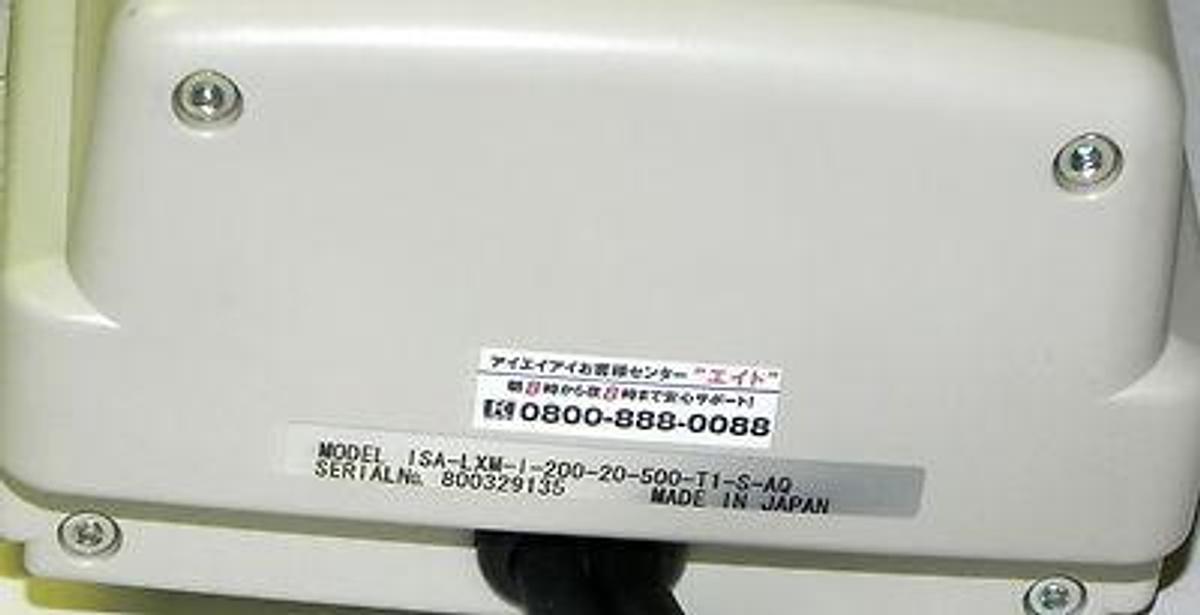 Used IAI ISA-LXM-I-200-20-500-T1-S-AQ INTELLIGENT ROBOT ACTUATOR STROKE: 500mm USPI
